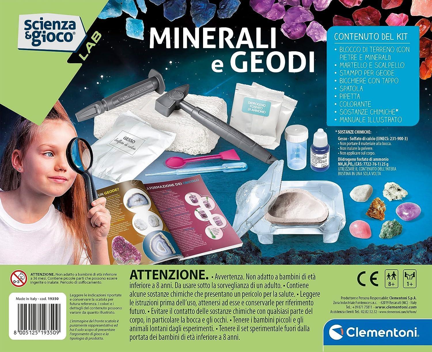 clementoni minerali e geodi