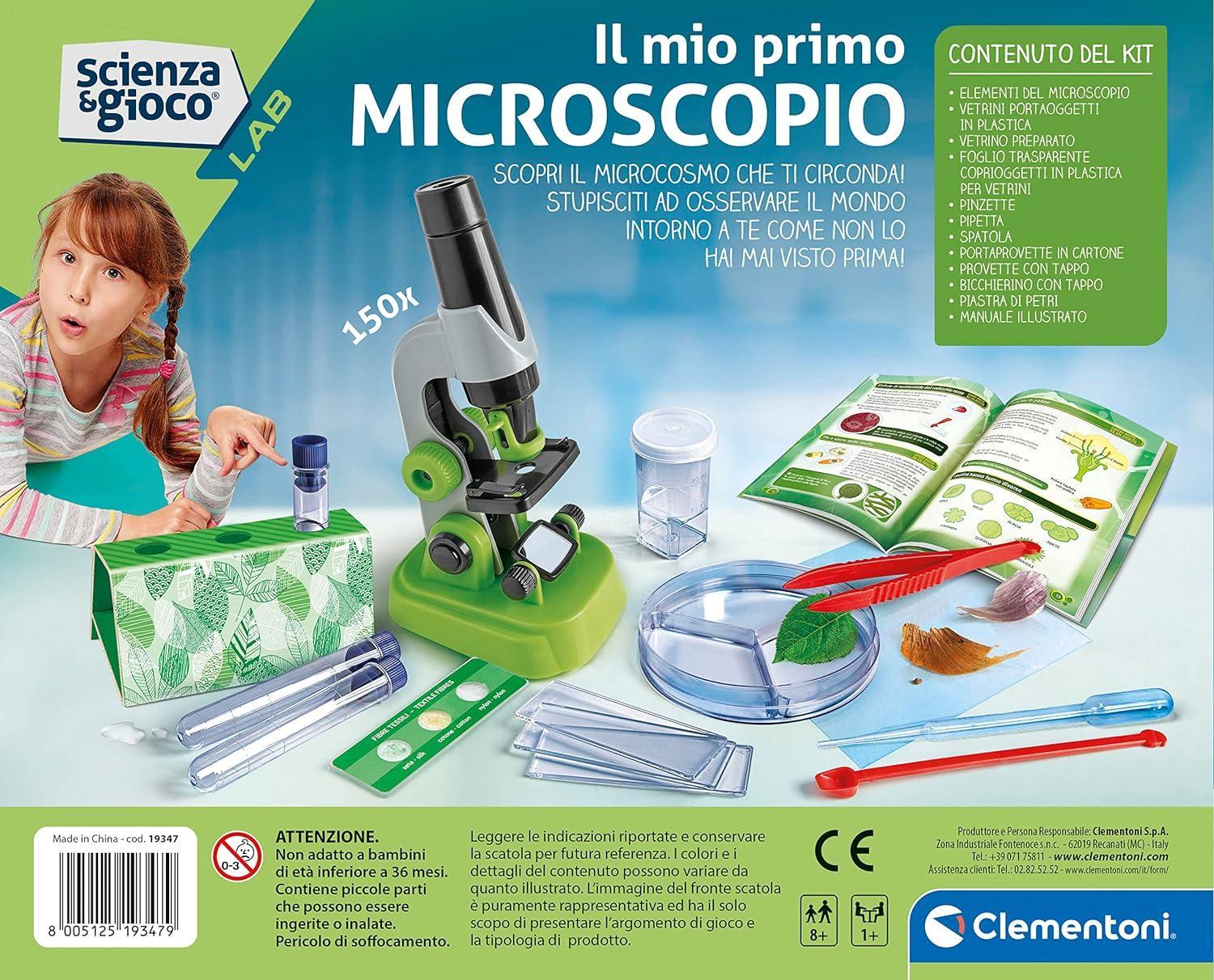 clementoni il mio primo microscopio