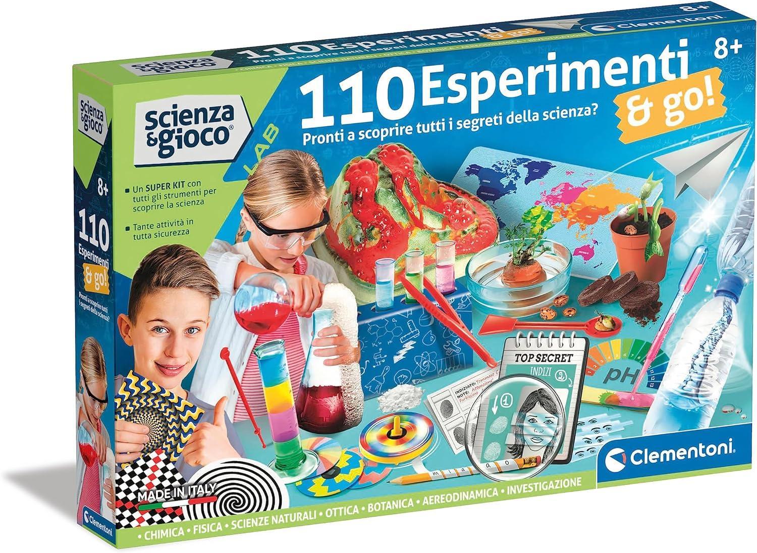 clementoni 110 esperimenti scienza e gioco