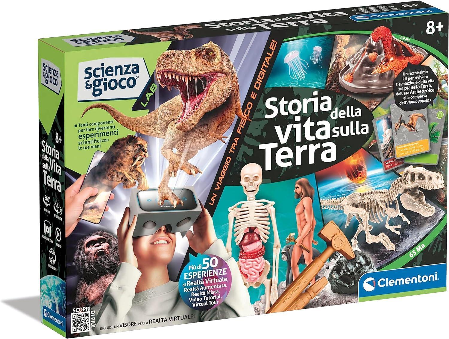 clementoni storia della vita sulla terra scienza e gioco