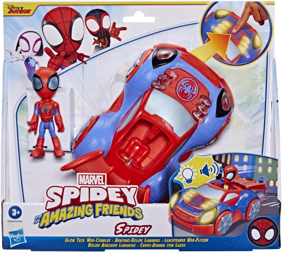 hasbro spidey amazing friends veicoli ass.ti