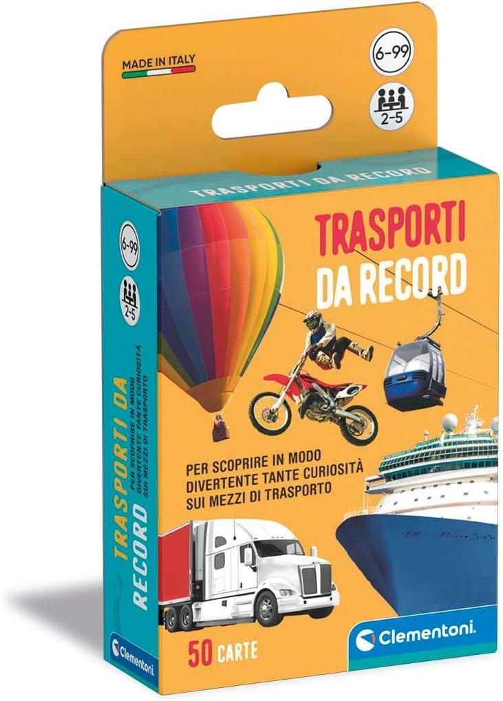 clementoni carte gioco trasporti da record