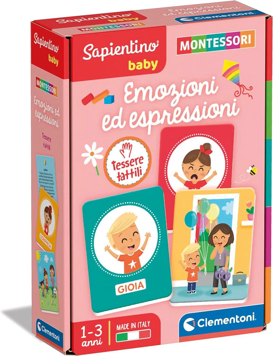 clementoni sapientino baby montessori emozioni ed esp.