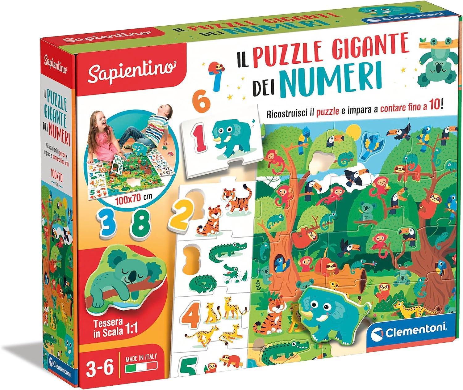 clementoni puzzle numeri 100x70