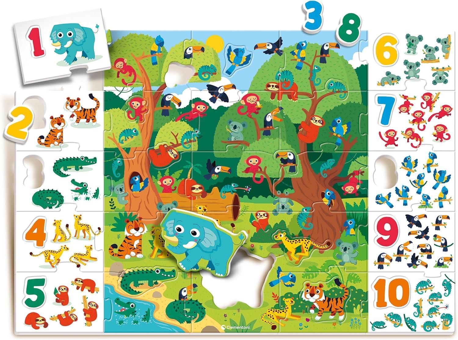 clementoni puzzle numeri 100x70