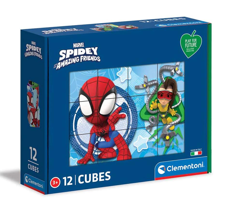 clementoni cubi 12pz spidey