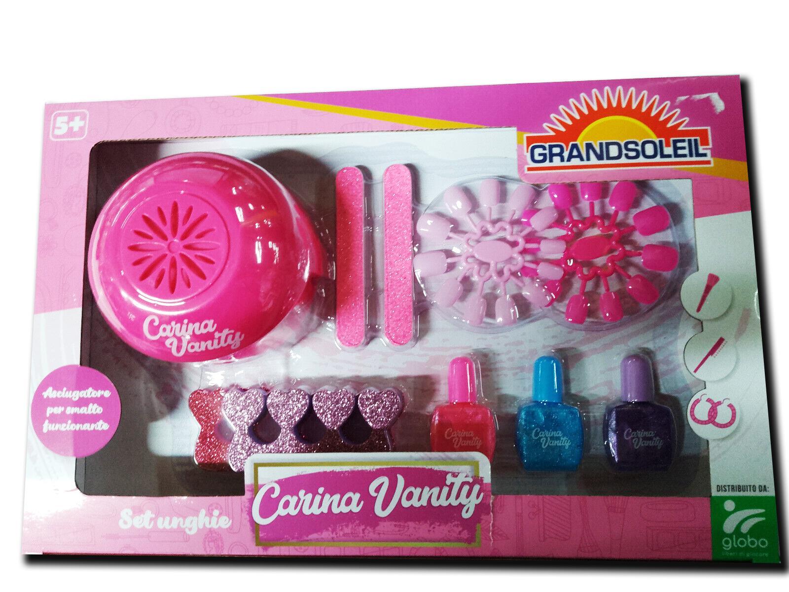 globo carina vanity set unghie