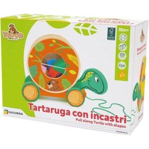 Tartaruga con incastri legno