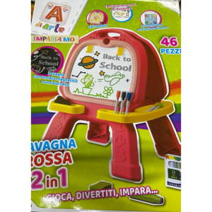 Lavagna rossa 2in1