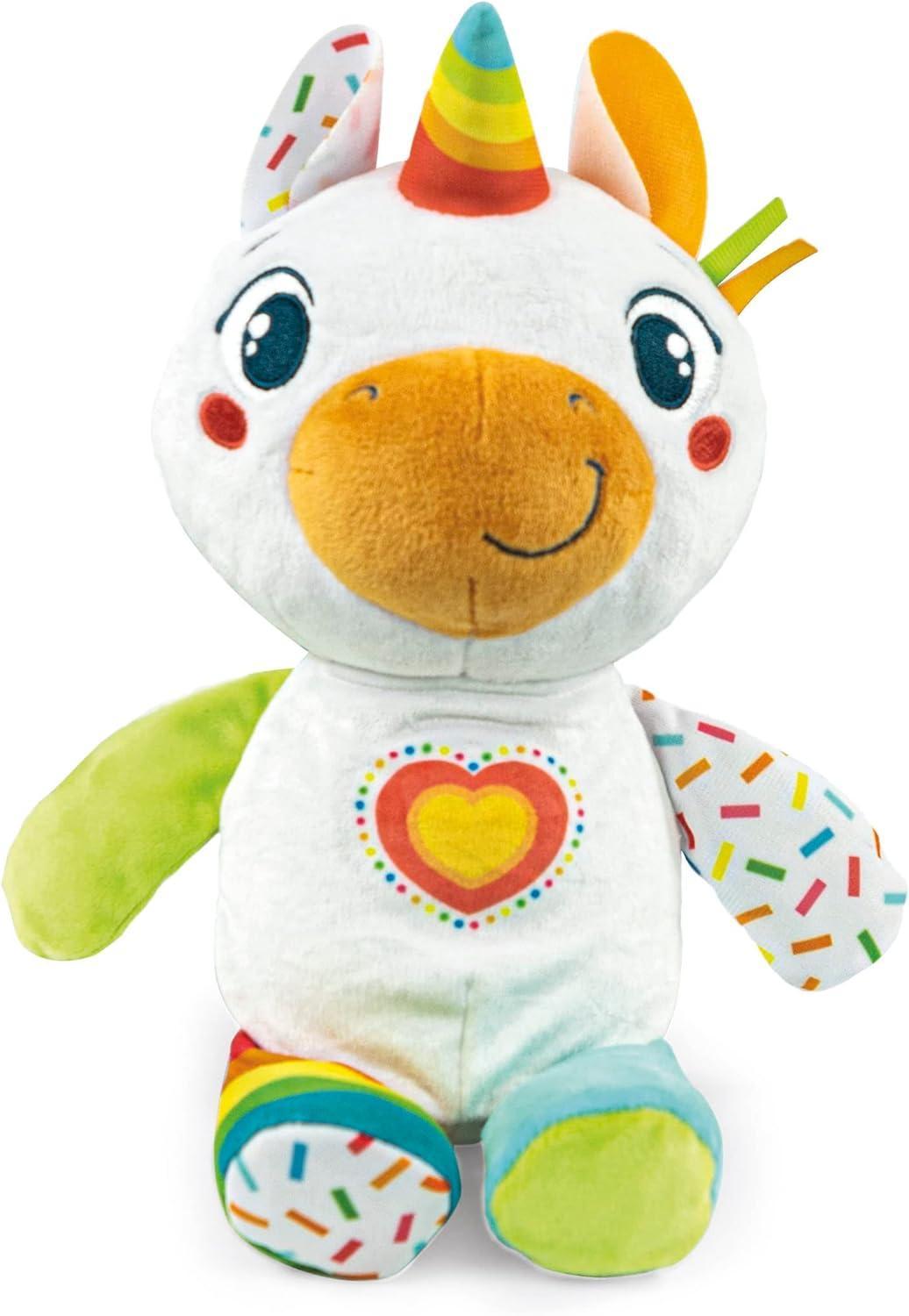 clementoni baby unicorno peluche laila