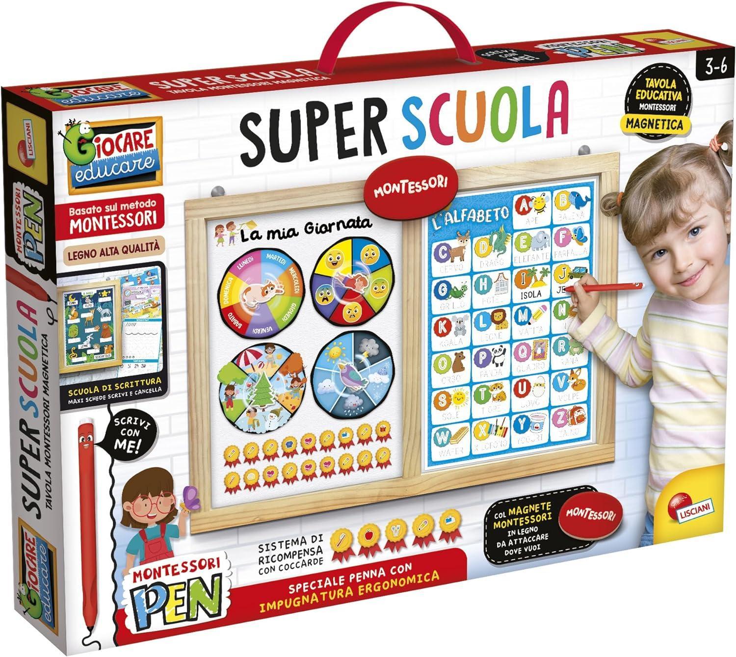 liscianigiochi super scuola montessori tavola educativa