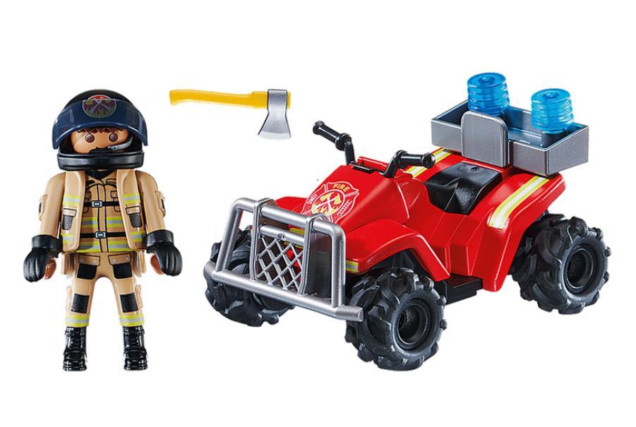 playmobil quad vigili del fuoco