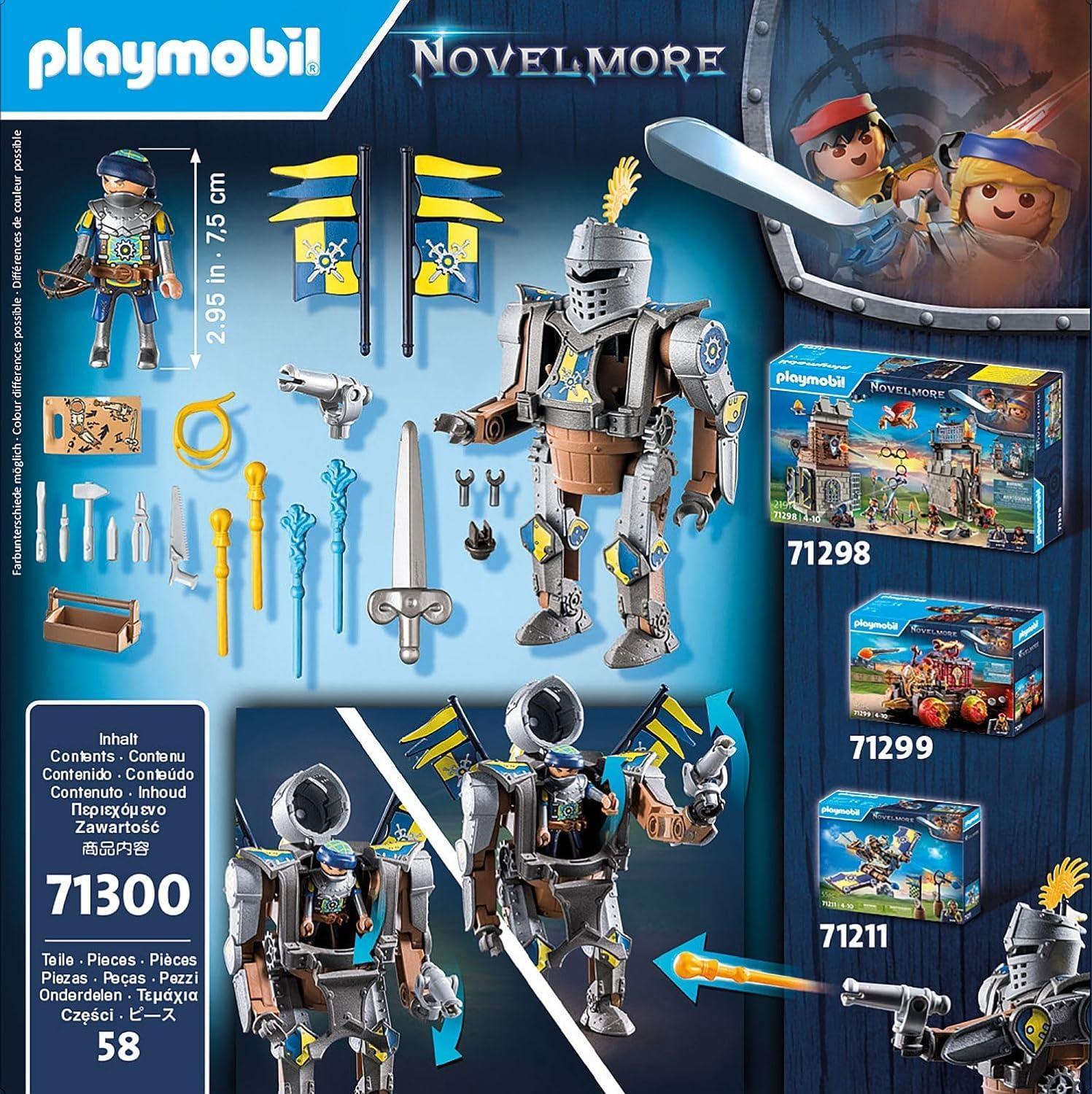 playmobil novelmore robot da combattimento