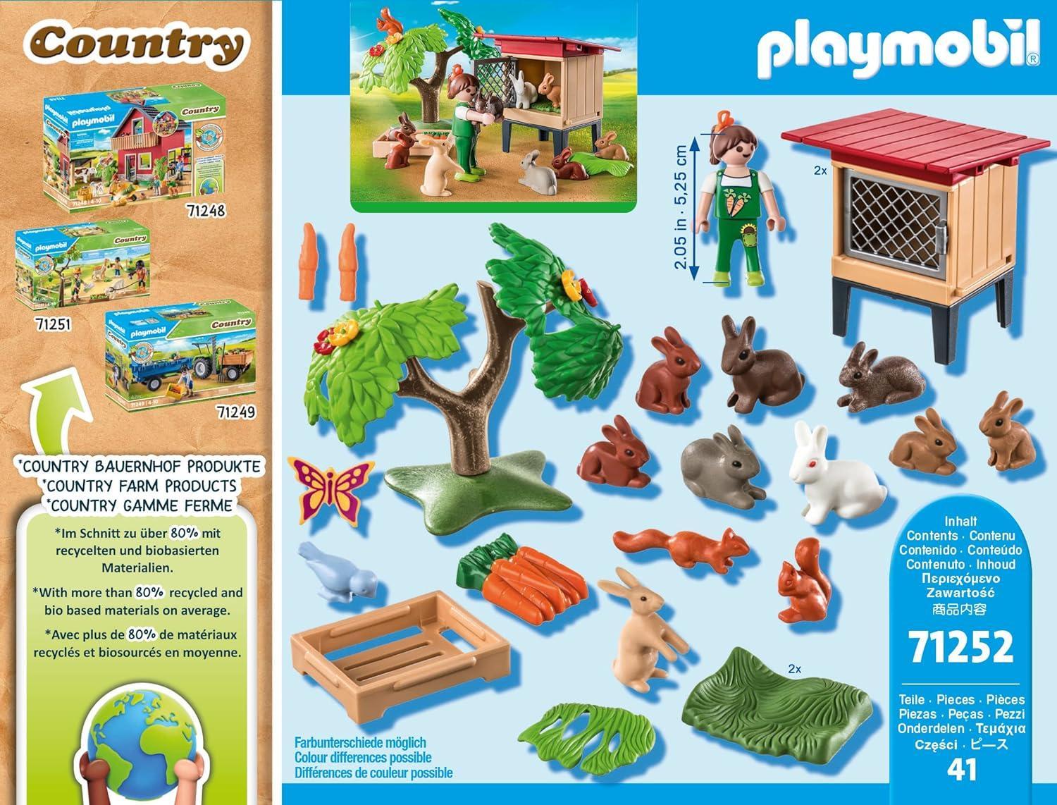 playmobil recinto dei conigli