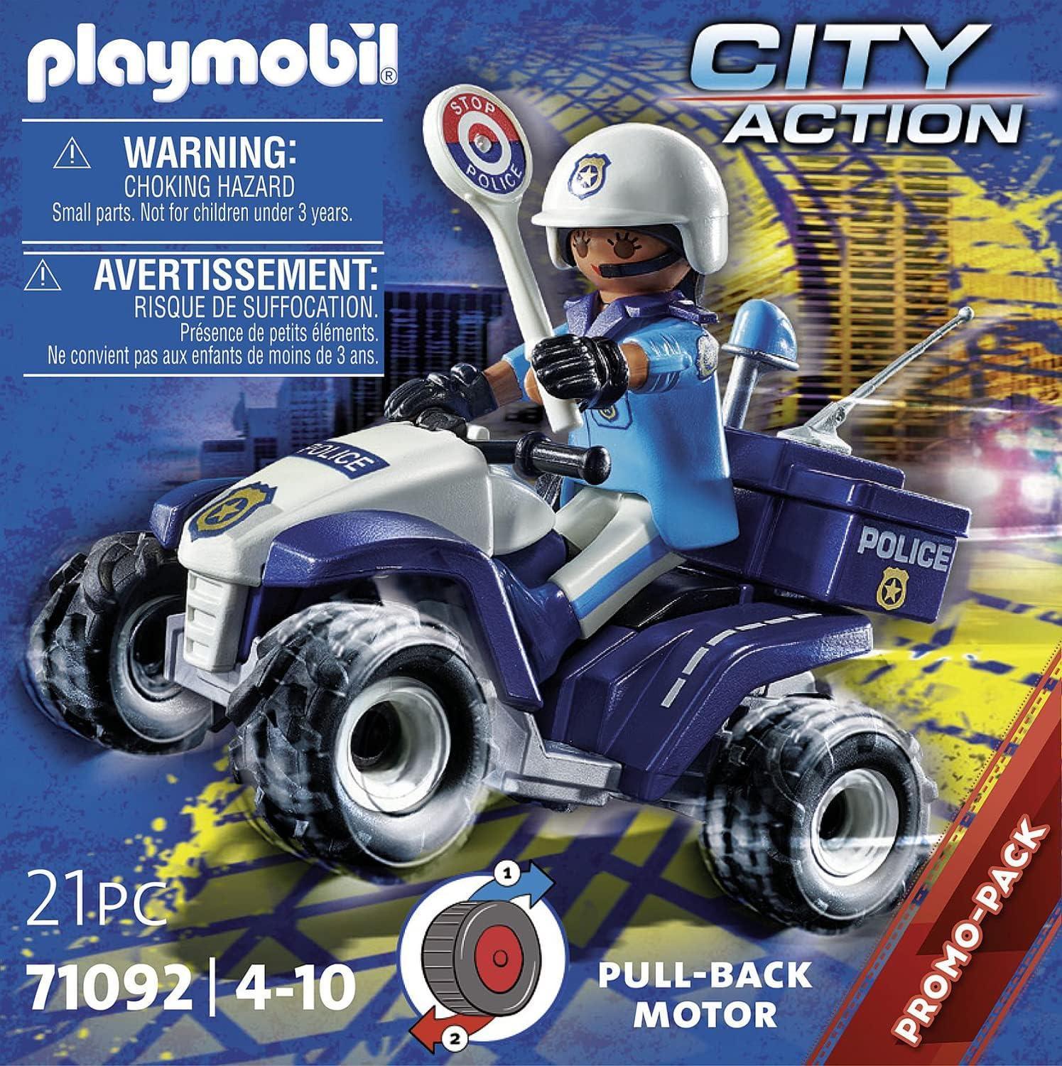 playmobil quad polizia