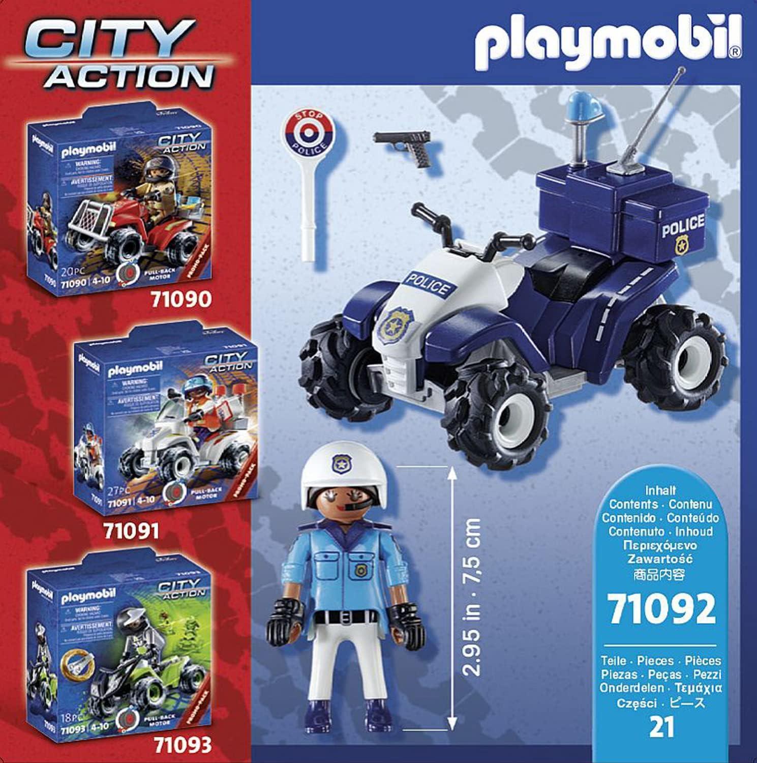 playmobil quad polizia