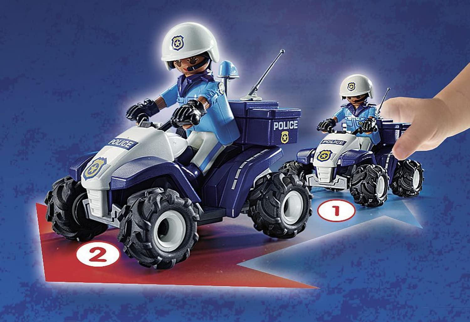 playmobil quad polizia