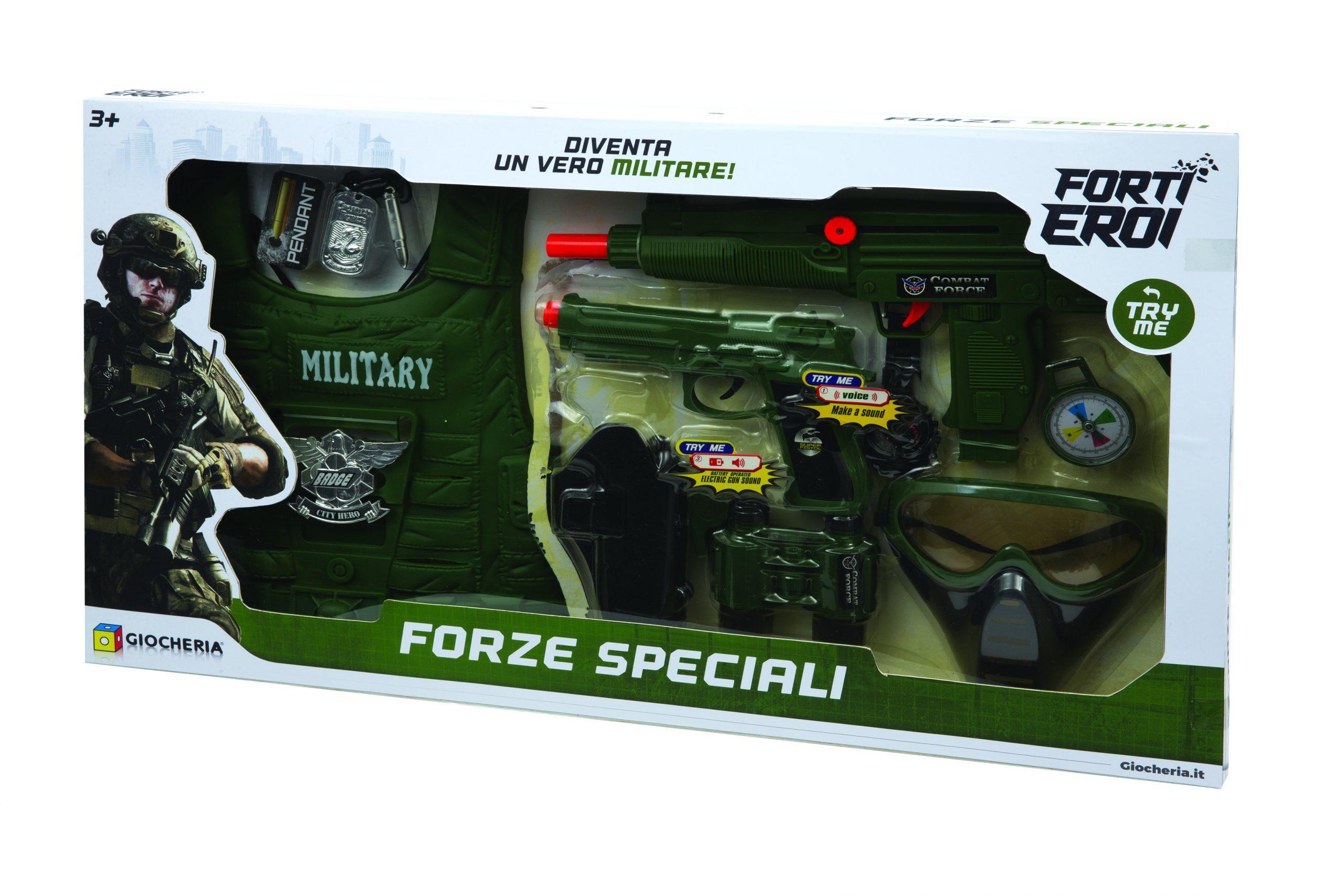 giocheria forze speciali set travestimento