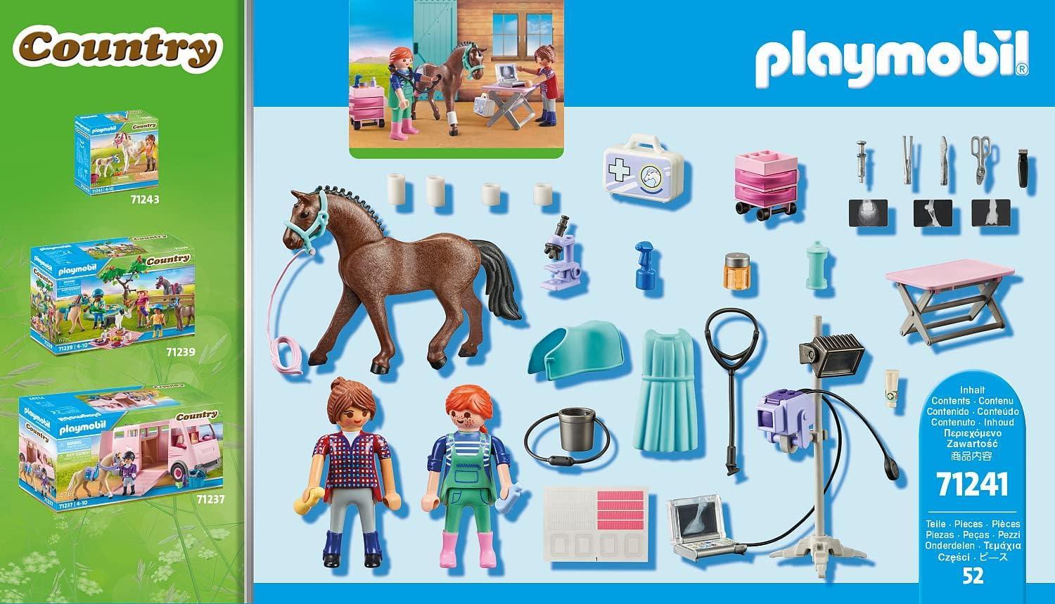 playmobil veterinaria del maneggio