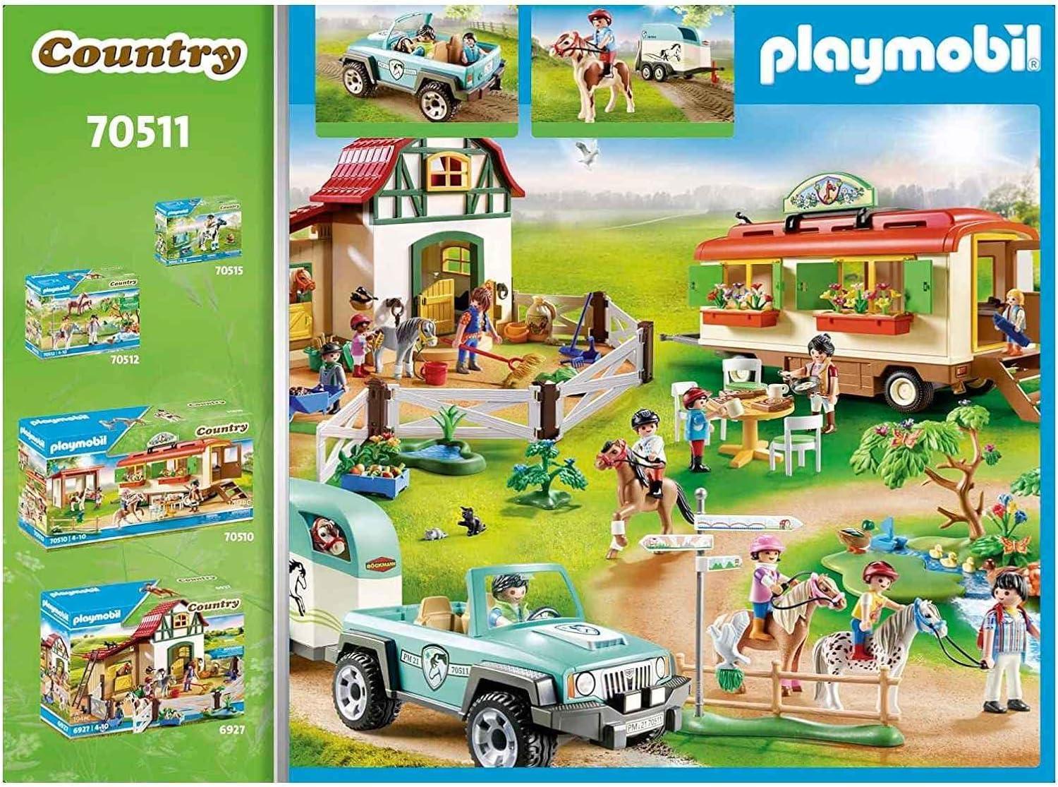 playmobil fuoristrada con rimorchio