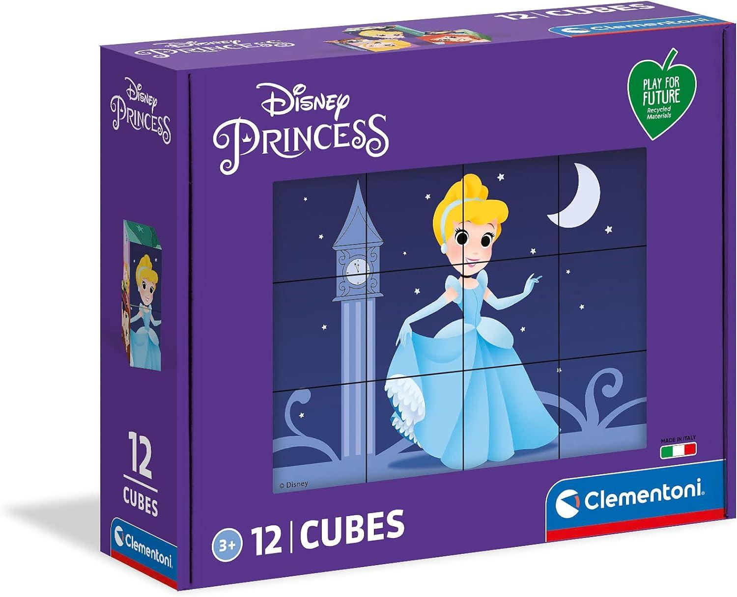 clementoni cubi 12 puzzle princess