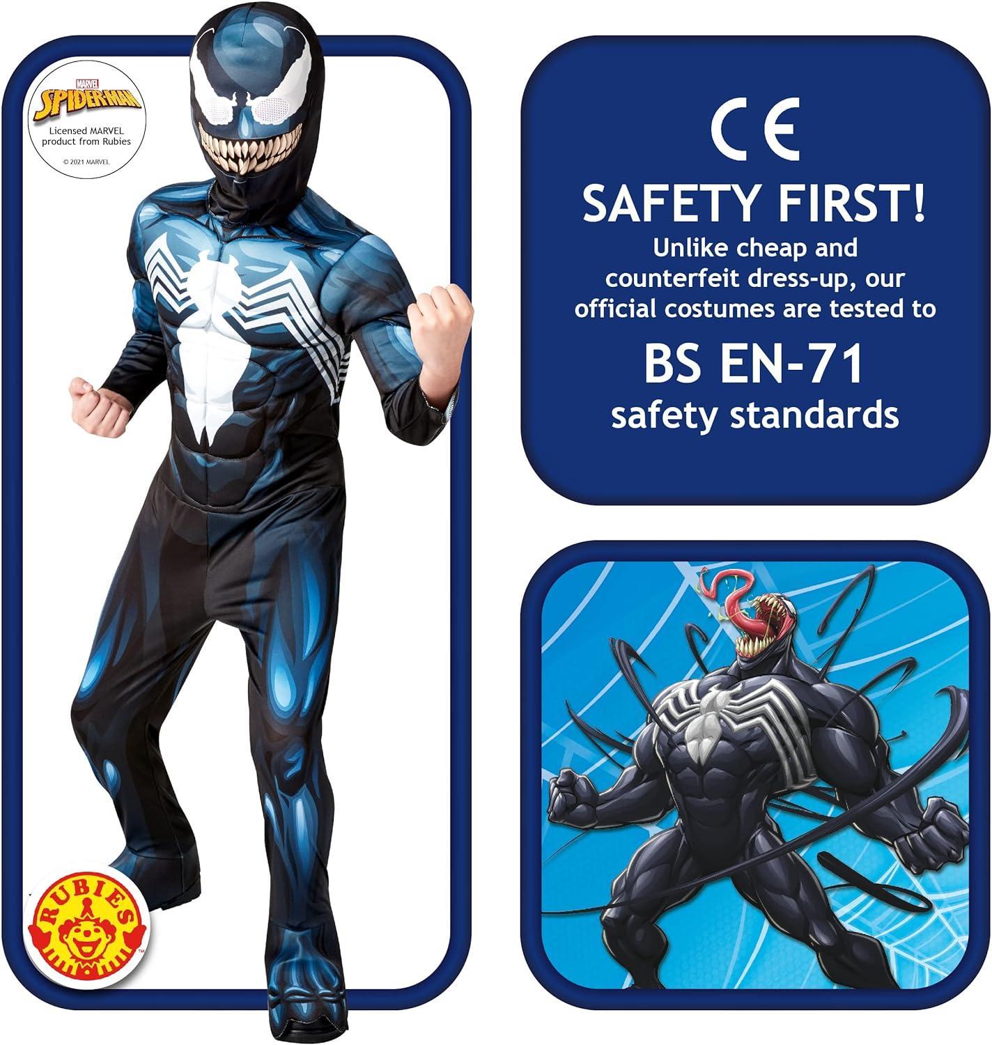 rubies costume venom deluxe tg5-7 anni