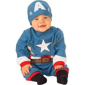 Costume capitan america baby tg1-2 anni