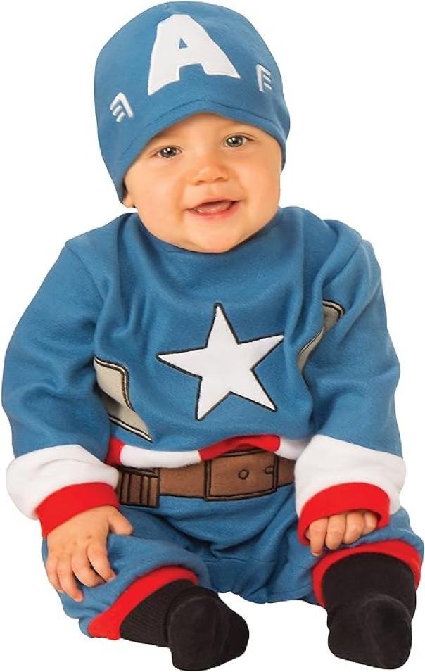 rubies costume capitan america baby tg1-2 anni