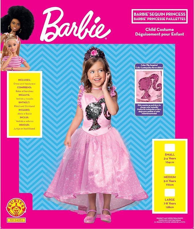 rubies costume barbie principessa tg5-6 anni