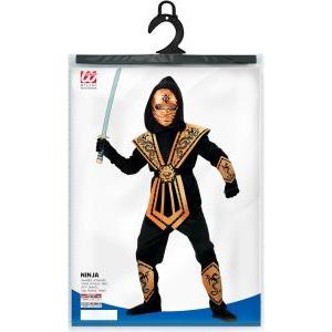 Costume gold kombat ninja tg140