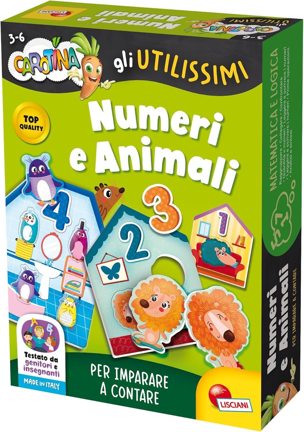 liscianigiochi carotina numeri e animali