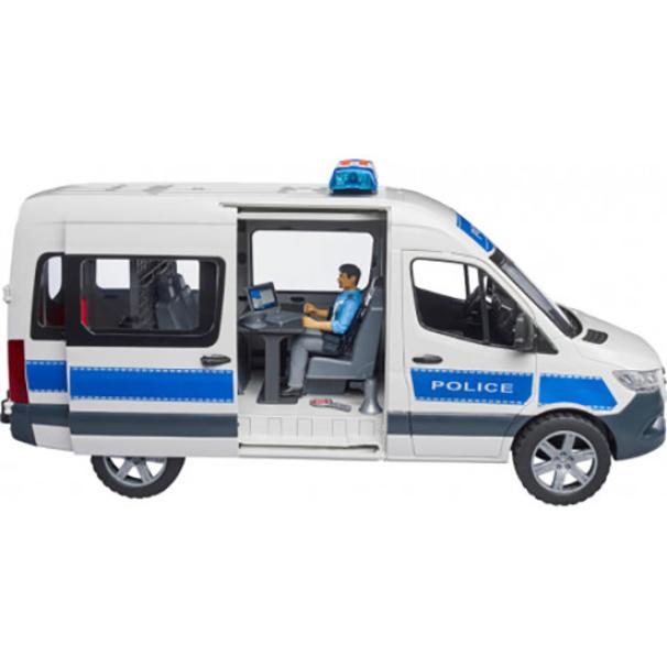 bruder spielwaren gmbh mb sprinter polizia luci e suoni