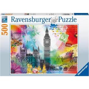 Puzzle 500pz cartolina di londra