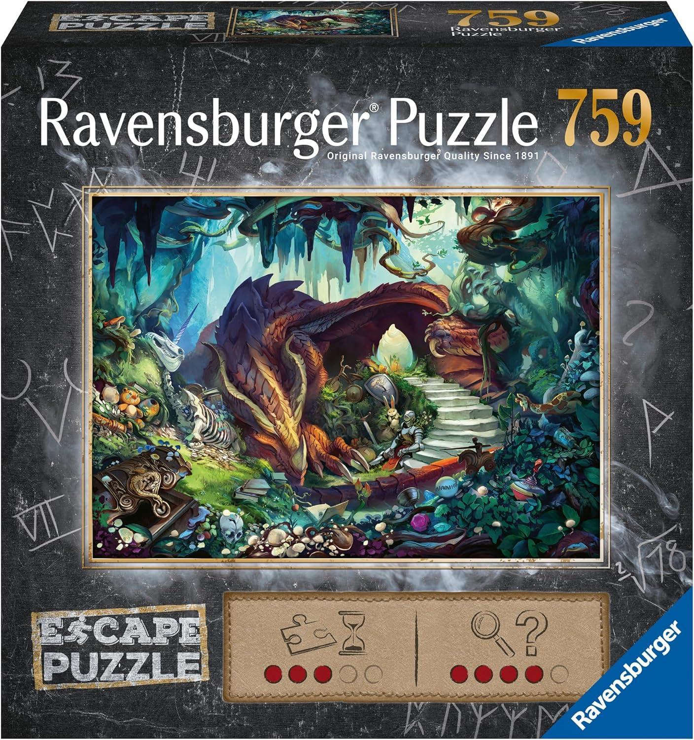 ravensburger escape puzzle nella grotta del drago pz759