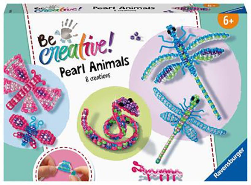 ravensburger be creative midi pearl e animals