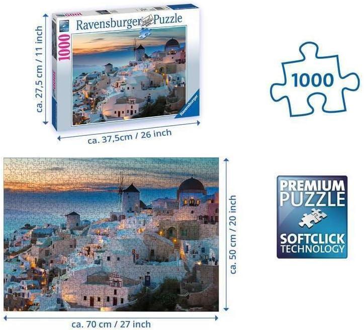 ravensburger puzzle 1000 santorini