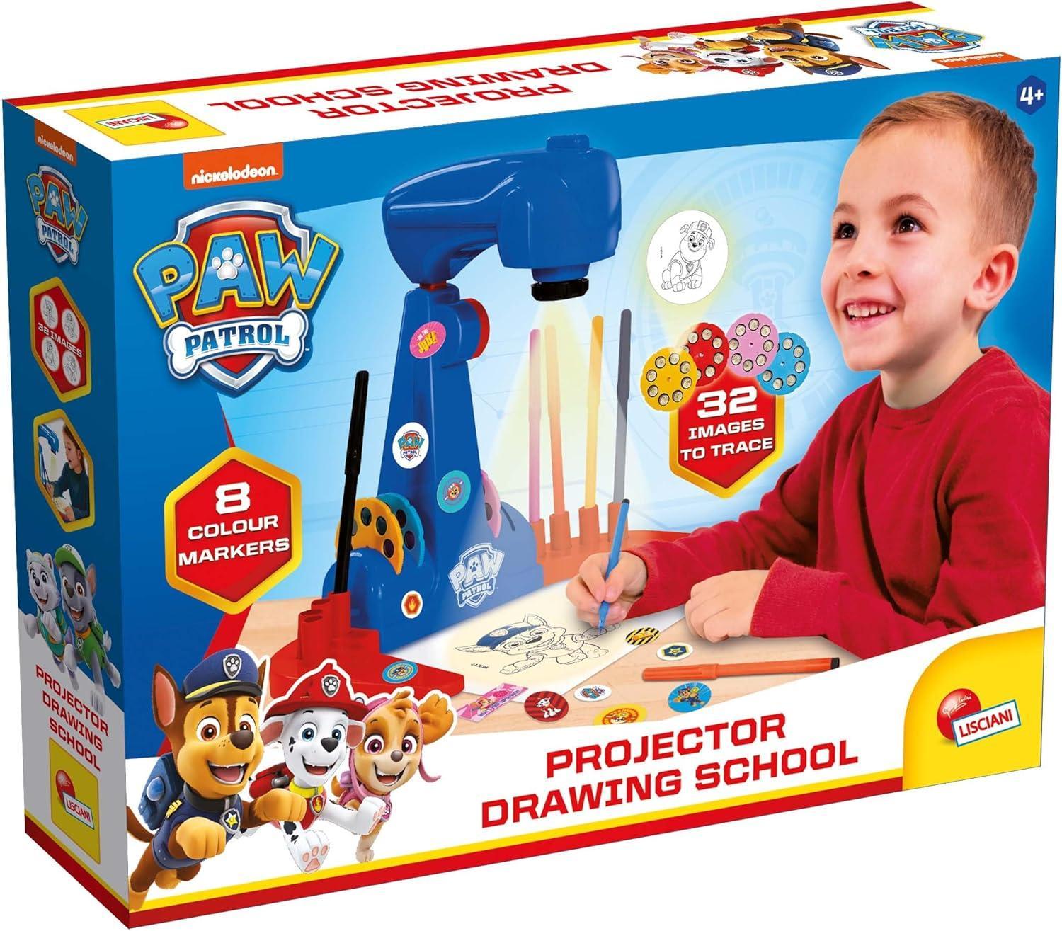 liscianigiochi paw patrol projector drawing school