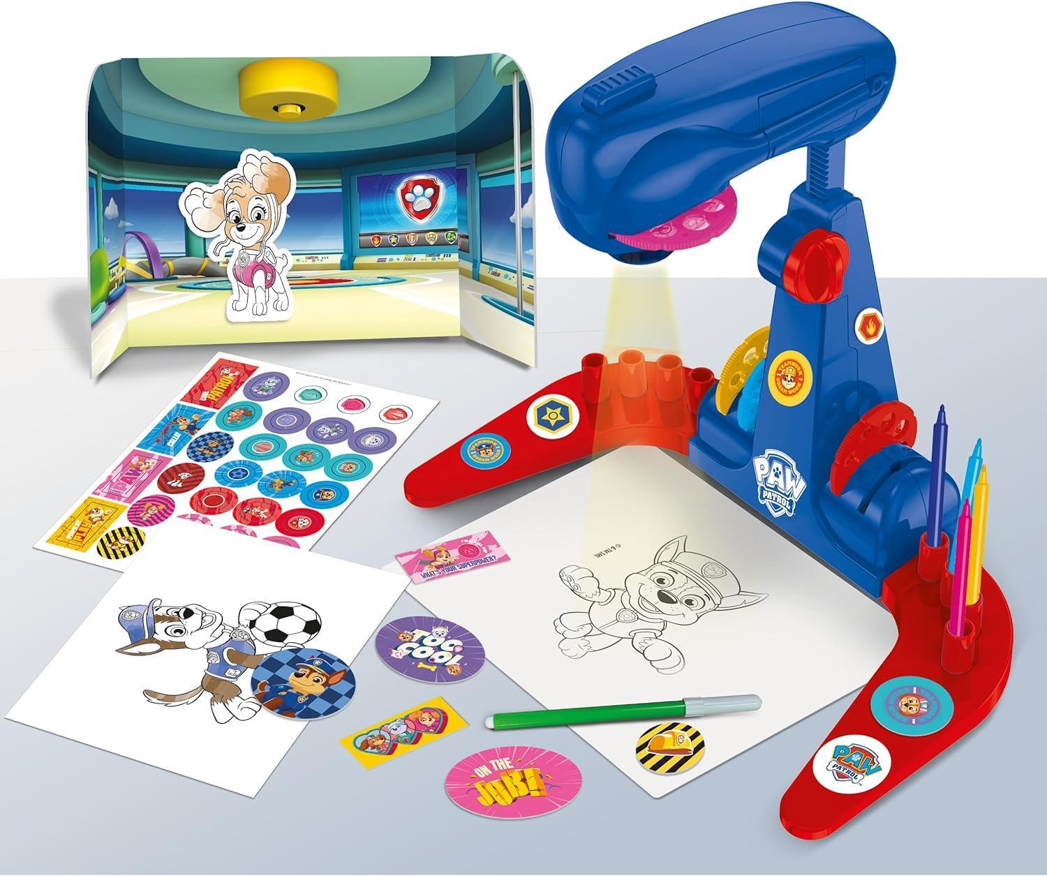 liscianigiochi paw patrol projector drawing school