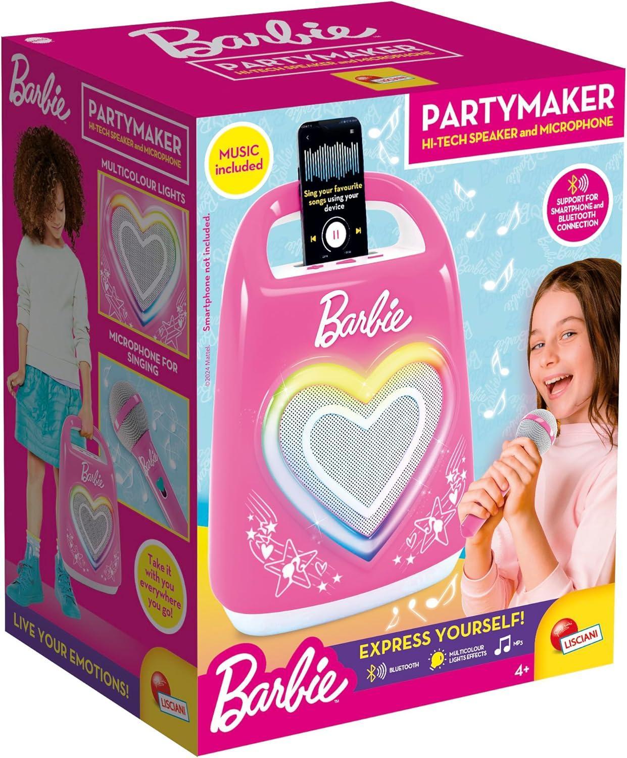 liscianigiochi barbie party maker speaker