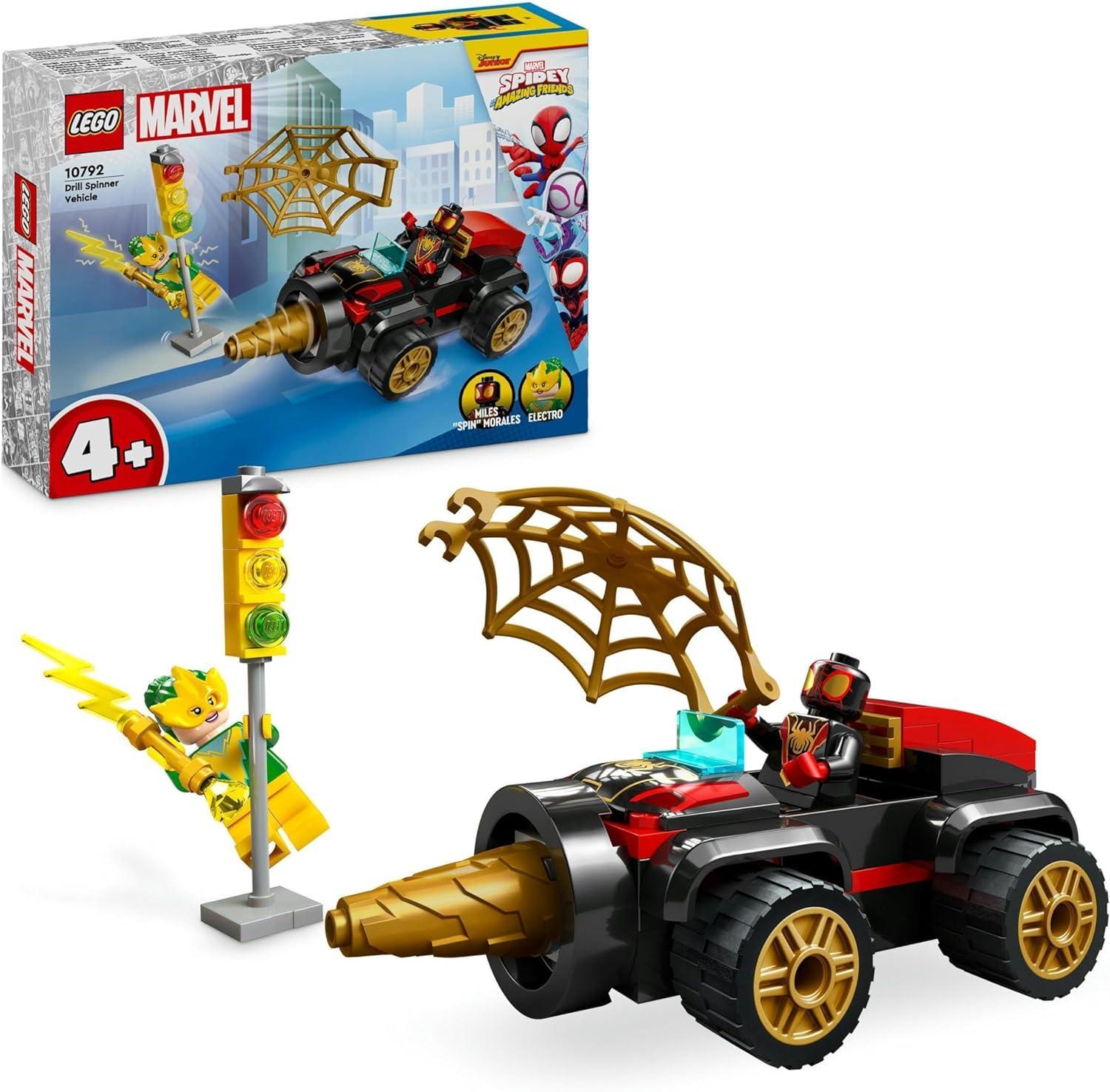 lego veicolo trivella di spiderman