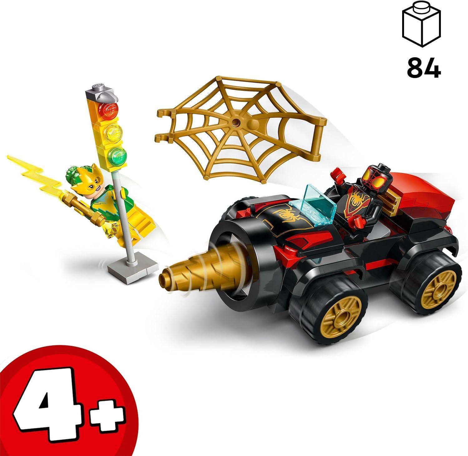 lego veicolo trivella di spiderman