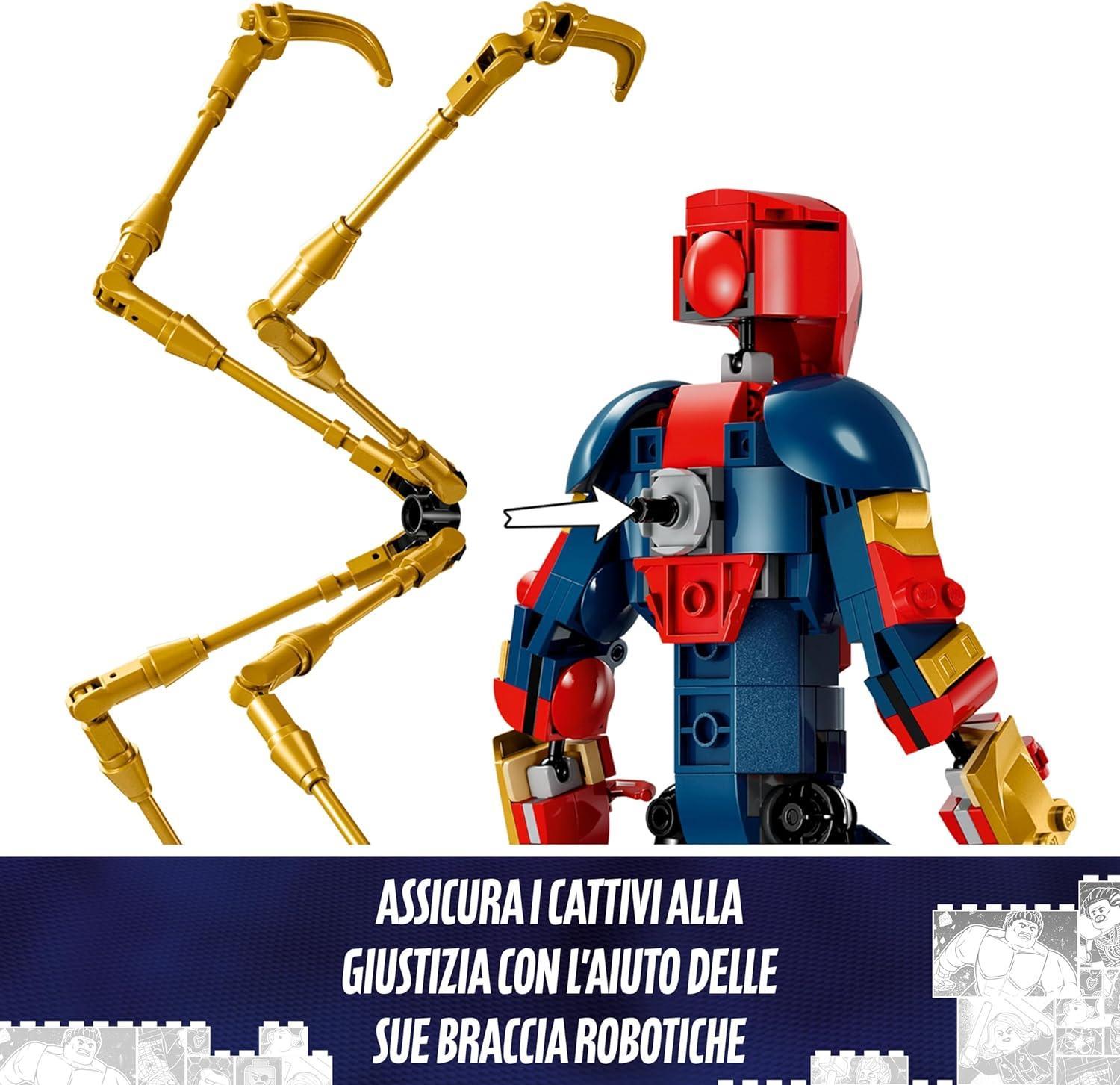 lego iron spiderman personaggio