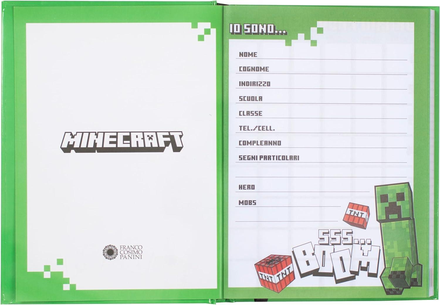 franco cosimo panini editore s diario 12m std minecraft