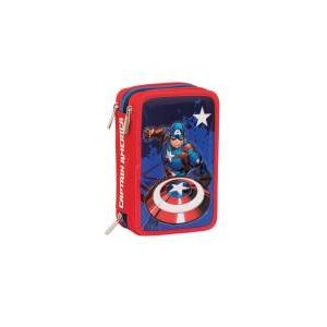 Astuccio triplo marvel capitan america