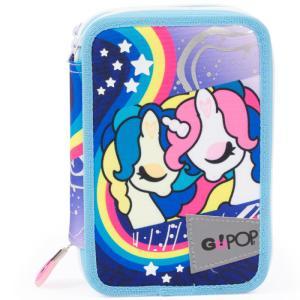 Gopop astuccio triplo unicorn