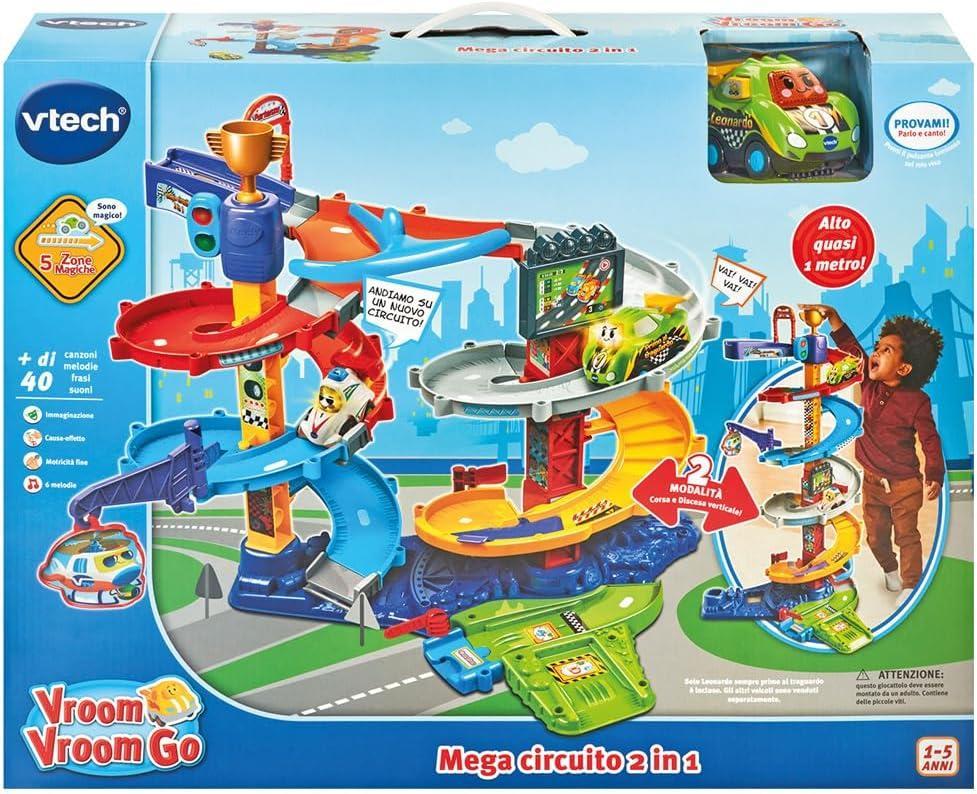 vtech mega circuito 2in1 vroom vroom