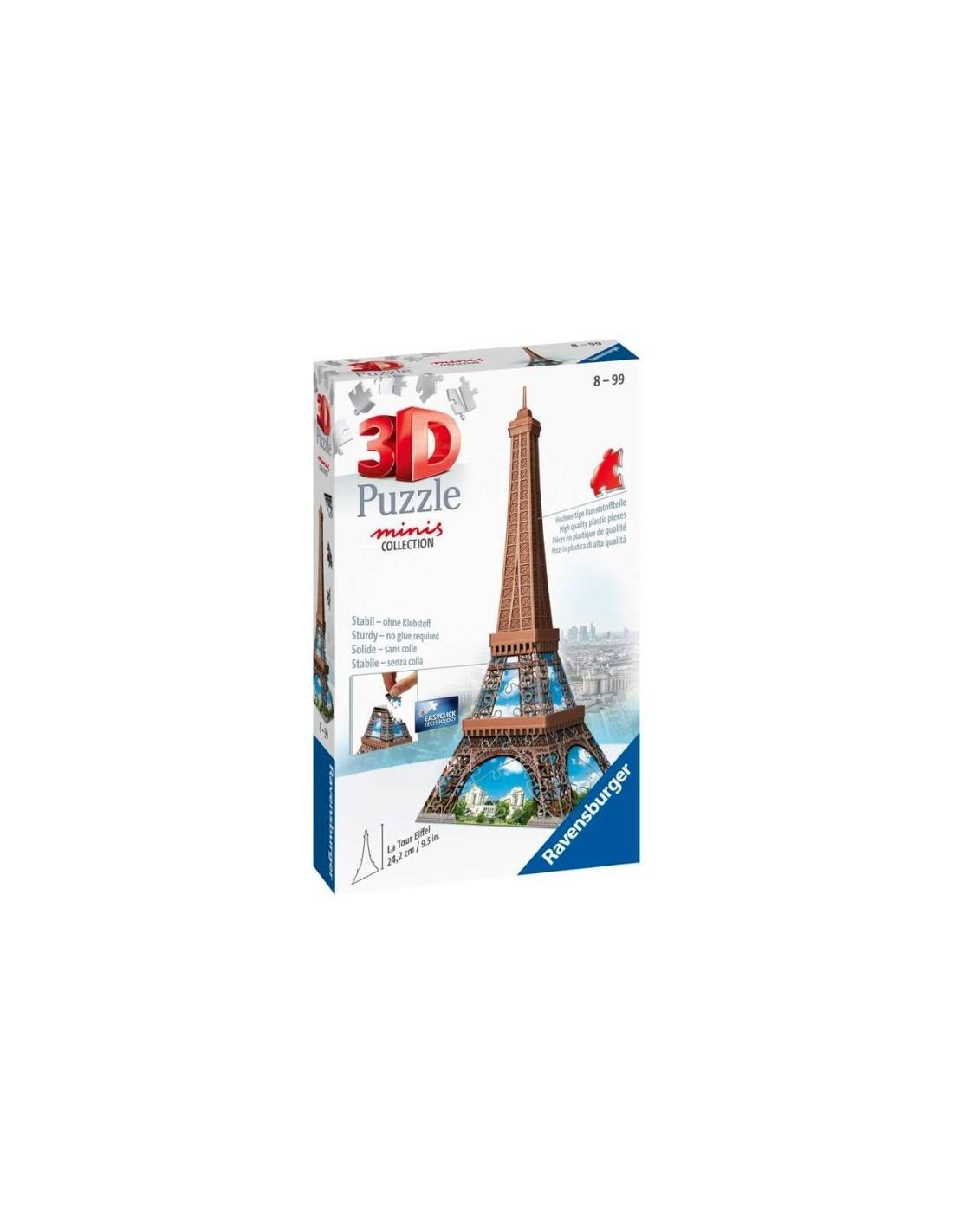 ravensburger puzzle 3d mini tour eiffel 60pz