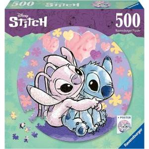 Puzzle 500pz stitch rotondo