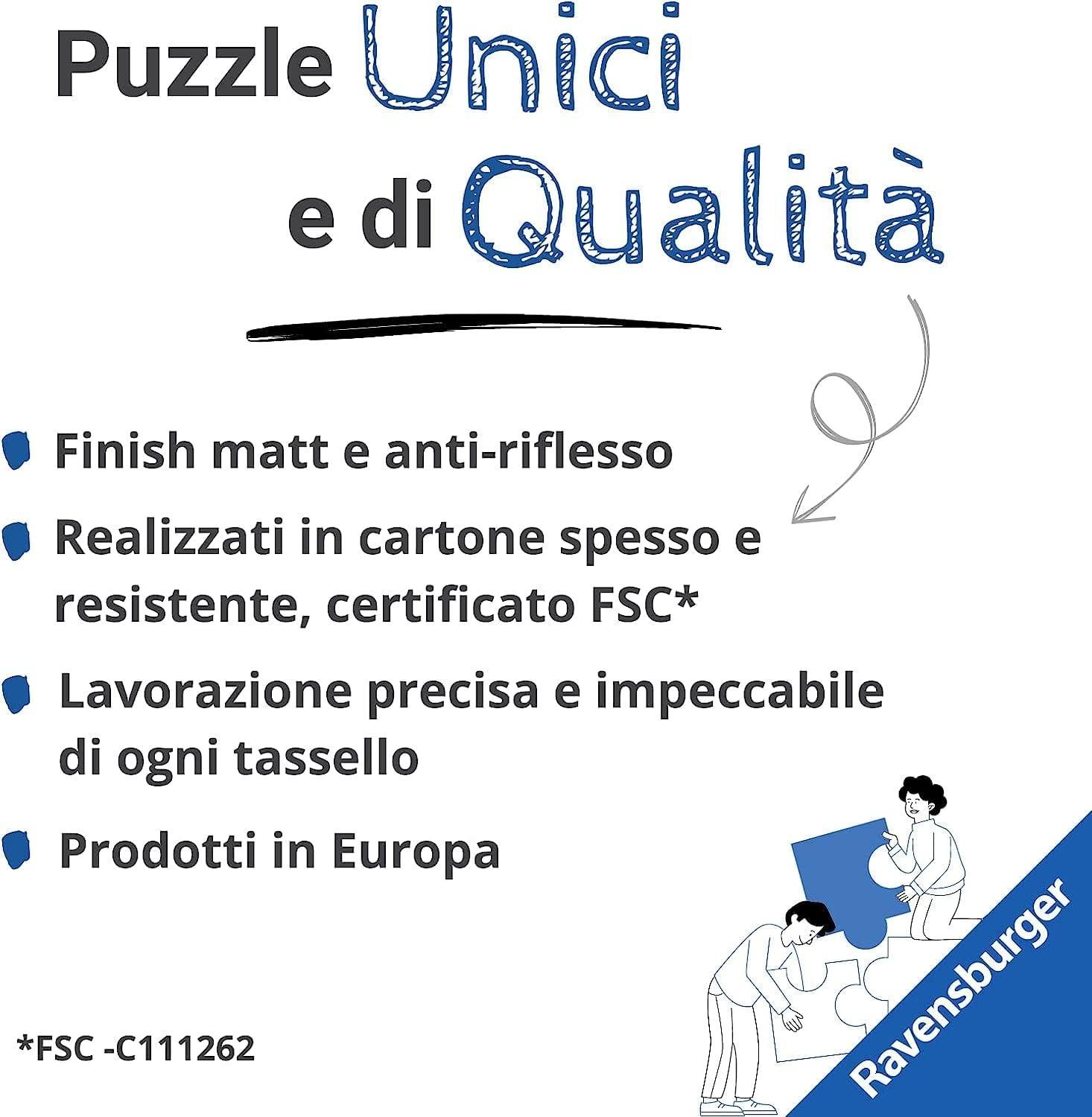 ravensburger puzzle 500pz stitch rotondo