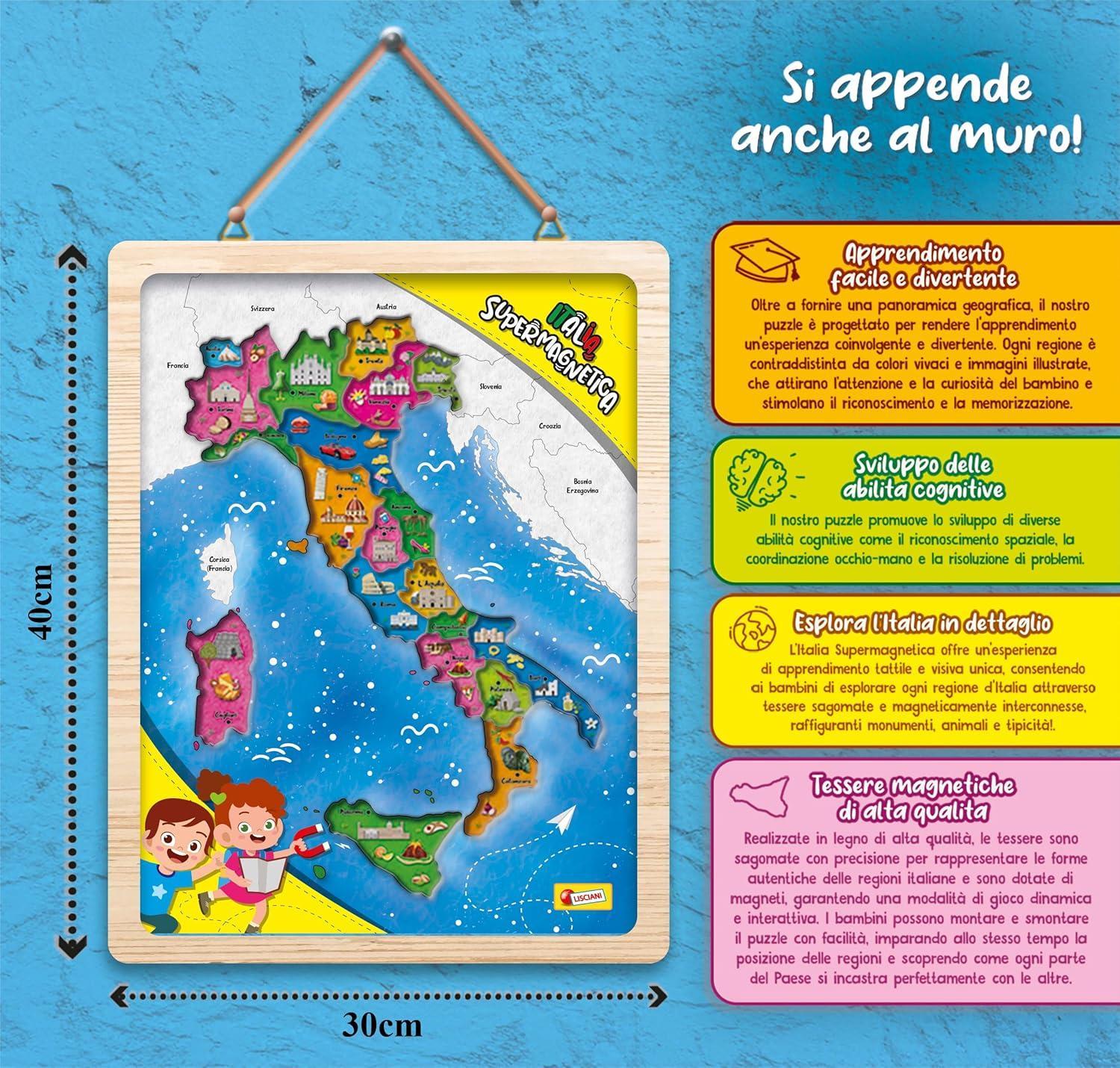 liscianigiochi mappa dell'italia magnetica